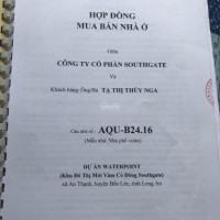 Chính Chủ Bán Nhanh Nhà Phố Vườn Hướng đông Nam Aqua Waterpoint Giá Thu Hồi Vốn