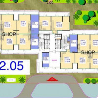 Chính Chủ Cho Thuê Nhanh Shop Chân đế Tòa S205, S= 45m2, Giá 25tr/tháng, Vinhomes Smart City