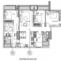 Chung Cư Goldmark City Căn Hộ 135m2 2 Cửa Chính Dualkey 3pn + 1 Sudio đóng 30% Nhận Bào Giao