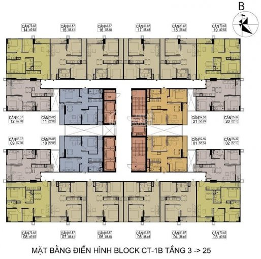 (0865*188*763) Bán Gấp Cc Hateco Xuân Phương, Ct1b 1606 (586m2), 1214 (698m2) Giá 27tr/m2 3