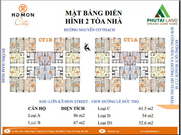 (0865*188*763) Bán Gấp Cc Hd Mon City Hàm Nghi Ct1a-1614 (86m2) & Ct1b-1010 (61,5m2) Giá 30tr/m2 3