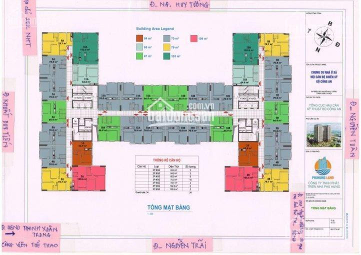 Bán Chung Cư 282 Nguyễn Huy Tưởng, Căn 03, Dt 70m2, Giá 24tr/m2 Lh Chính Chủ 0963777502 1