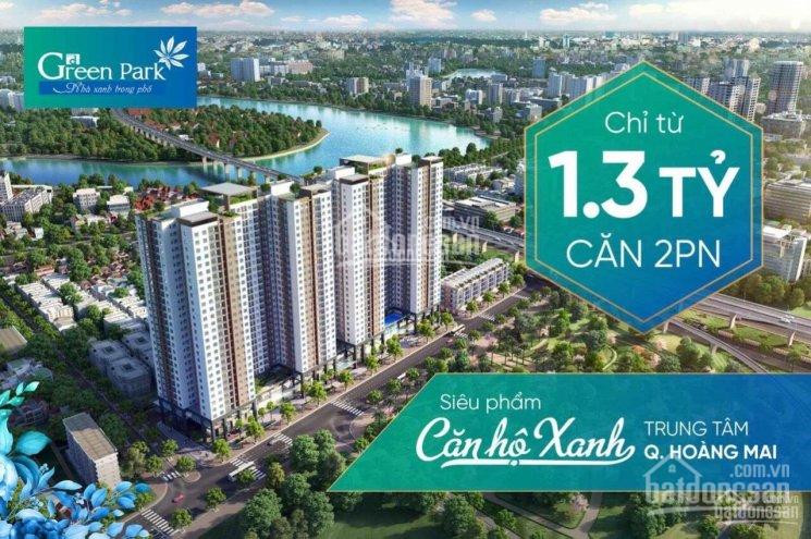 Chỉ Từ 1,3 Tỷ Sở Hữu Ngay Căn Hộ 2pn Chung Cư Green Park - Số 1 Trần Thủ độ 1