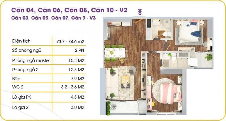 Chính Chủ Bán Cắt Lỗ Căn 3003v1 74m2 Chung Cư The Terra An Hưng Giá 1 Tỷ 860 Triệu 1