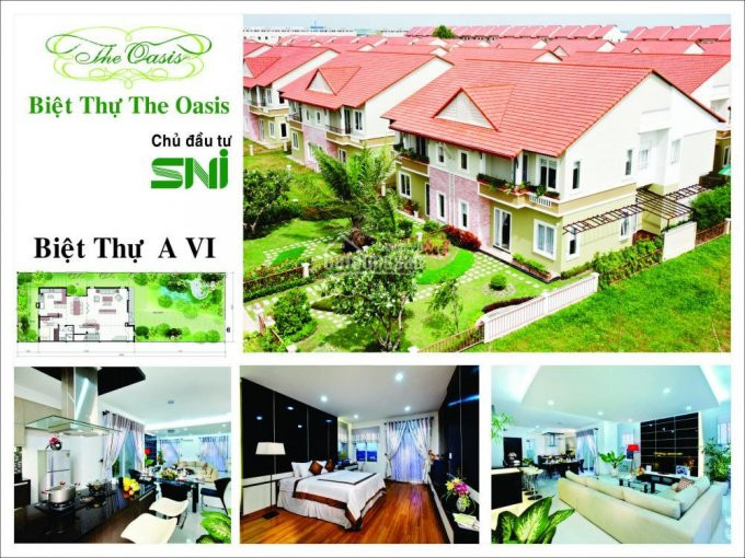 Chính Chủ Bán Nhanh Biệt Thự đẹp 300m2 Tại The Oasis 2 Khu Dân Cư Việt Sing, Thuận An Lh 0909901666 7