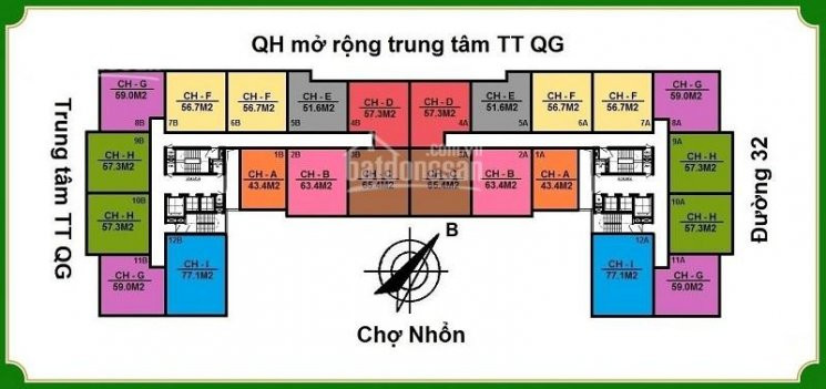 Chính Chủ Bán Nhanh Cc Nhs Phương Canh, 16 - 2a: 59m2 & 18 - 08a: 51,6m2 & 15 - 11a: 63,4m2, 16,8tr/m2 0355838882 1