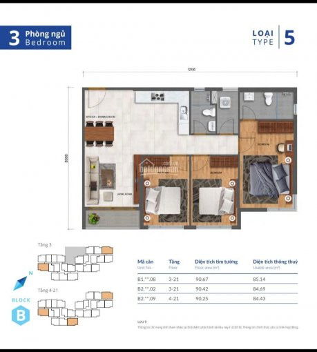 Chính Chủ Bán Nhanh Gấp Căn 3pn, Safira, 88m2, Giá 3,1 Tỷ 7