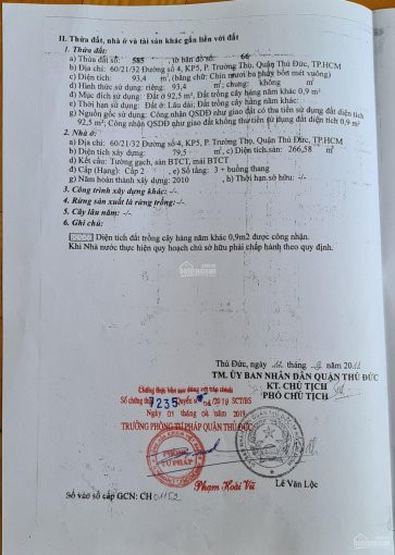 Chính Chủ Bán Nhanh Nhà 5x19m (ngân Hàng định Giá 6tỷ) Hxh đường Số 4 - Trường Thọ - Thủ đức 3