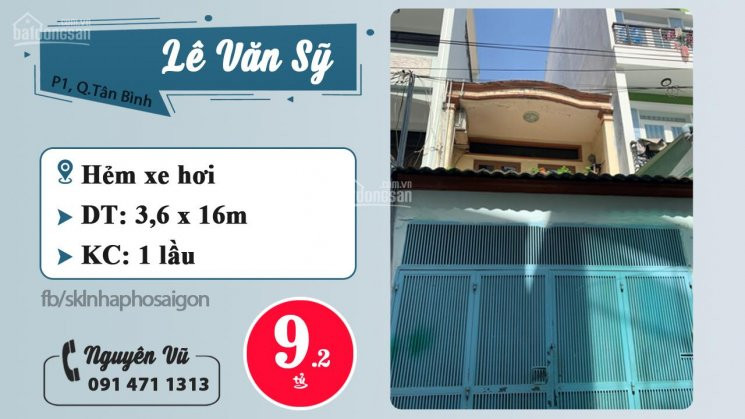 Chính Chủ Bán Nhanh Nhà Hxh 281 Lê Văn Sỹ - Cư Xá Kiến Thiết Diện Tích 50m2, 3 Lầu - Lh 0914711313 4