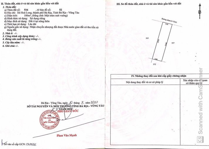 Chính Chủ Cần Bán đất Của Dự án Lan Anh ở Hòa Long, Tp Bà Rịa 1