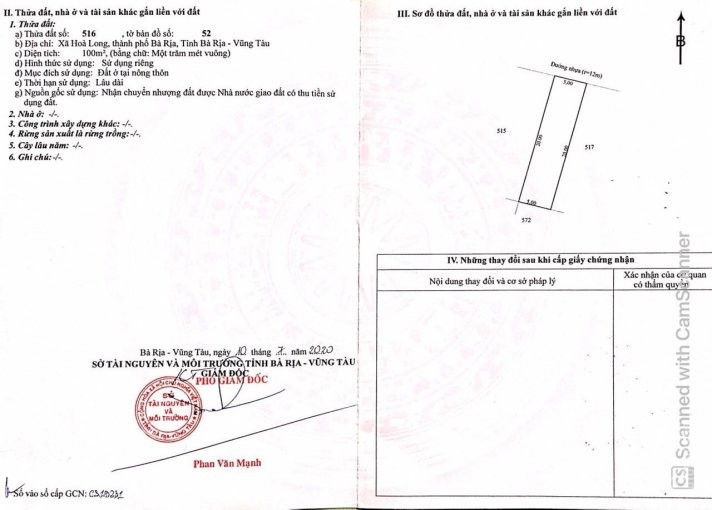 Chính Chủ Cần Bán đất Của Dự án Lan Anh ở Hòa Long, Tp Bà Rịa 2