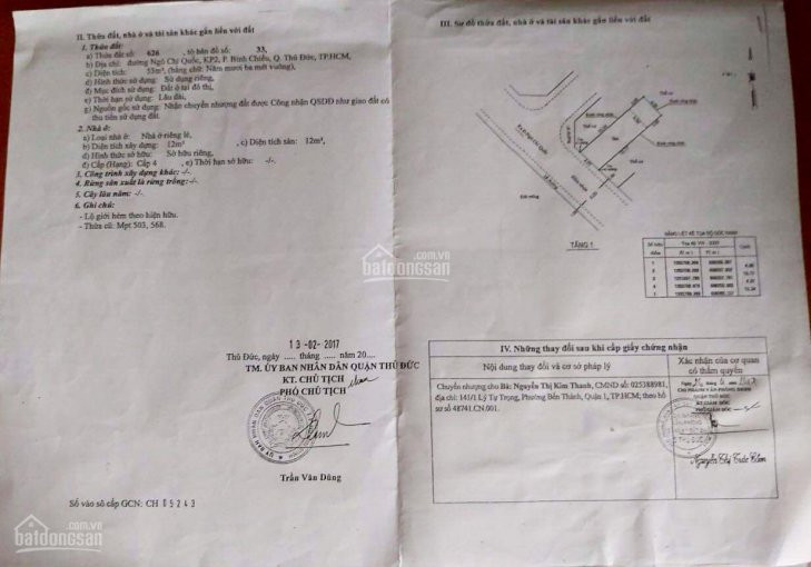 Chính Chủ Cần Bán Nhà 1 Trệt 1 Lầu Hẻm 114 Ngô Chí Quốc 2