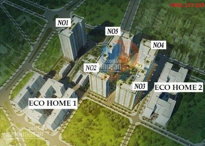 Chính Chủ Cho Thuê Nhanh Sàn Thương Mại Dự án Ecohome 3 Tân Xuân, Bắc Từ Liêm 60m2, 100m2, 500m2 Làm Trung Tâm Ta 3