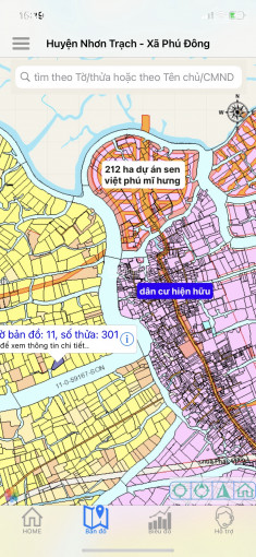 đất Nhơn Trạch - Xã Phú đông - Dự án Phú Mỹ Hưng 212ha 5