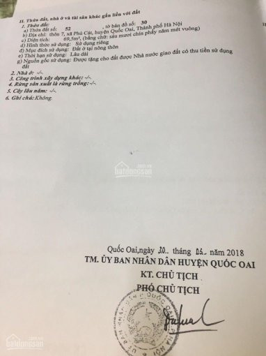 E Bán Lô đất Siêu đẹp Tại Thôn 7 Phú Cát Quốc Oai Hà Nội 3