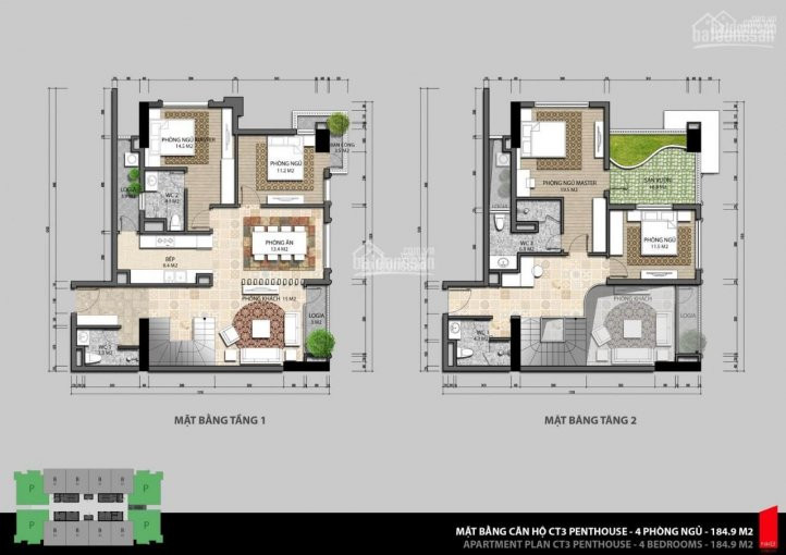 Giá Căn Lỗ: 3pn+1 Giá 29tr/m2 - 133m2, Căn Duplex 184m2 - 5 Pn Tối ưu - Giá 33tr/m2, Ib Em Báo Giá 2