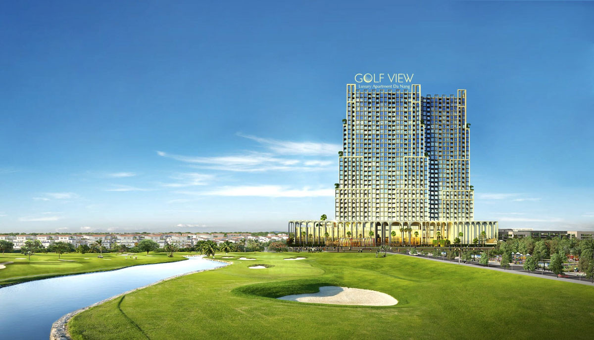 Phối cảnh tổng thể dự án Golf View Luxury Apartment