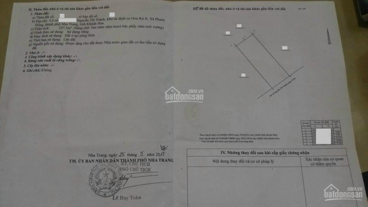 Kẹt Tiền Giảm Giá Bán Nhanh 257,5m2 Thổ Cư Mặt Tiền đại Lộ Nguyễn Tất Thành (rộng 35m), Phước đồng 2