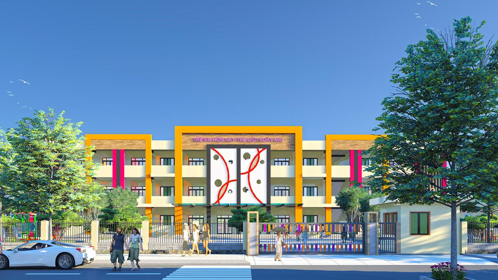 Trường học tại Long Châu Riverside