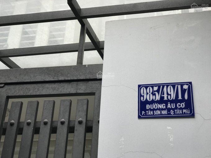 Nhà Hẻm 985/49/17 âu Cơ,nở Hậu: Ngang 4m-hậu 5,7m Phường Tân Sơn Nhì,quận Tân Phú 2
