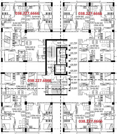 Nhà ở Xã Hội N01 Hạ đình Giá 15tr ~ 810/ Căn 0382276666 7