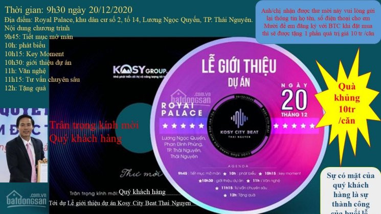 Quà Khủng Tại Lễ Giới Thiệu Dự án Kosy City Beat Thái Nguyên 1