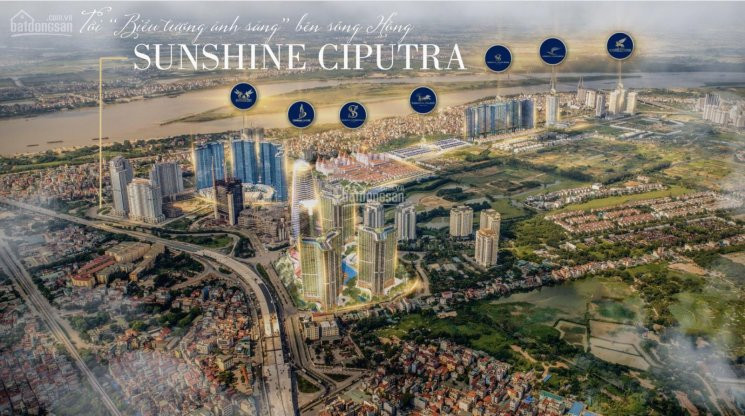 Quỹ Căn Góc Tầng Trung Duplex Sunshine Crystal Ciputra View Sân Golf, Sông Hồng Ck 9% Tặng 1,4 Cây 6