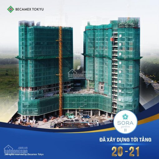 Sora Gardens Ii Cđt Becamex Tokyu, Tt 50% Nhận Nhà (4/2021), Thanh Toán Dài Hạn 4 Năm, Ck 5% 2