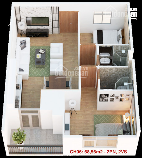 Tôi Cần Bán Gấp Căn 1806 Chung Cư Tháp Doanh Nhân, Dt: 67m2,2pn, 2wc Giá: 1,4 Tỷ Lh: 0971285068 1