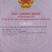 Bán Nhà Chính Chủ Gần Kđt Vạn Phúc, Dt: 116m2, Giá Bán 6,2 Tỷ, Có Sổ Hồng