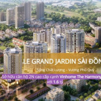 Chỉ 1,5 Tỷ Sở Hữu Căn Cao Cấp 2pn Le Grand Jardin, Qt Và Voucher Mua Sắm 75 Tr, Ck 7,5%, Ls 0% 18t