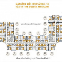 Chính Chủ Bán Gấp Chung Cư The Golden An Khánh, Căn 09: 65m2, Giá Bán 12 Tỷ - 0963777502