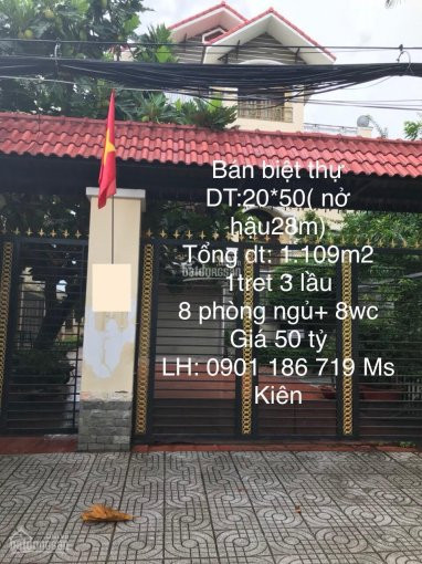 0901 186 719 - Bán Biệt Thự Chuyên Dùng 9, Phú Mỹ, Quận 7 Dt: 20*50m (nở Hậu 28m) 1109m2, 50 Tỷ 5