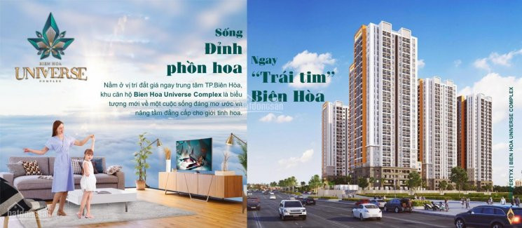 Căn Hộ 5 Sao Giá Rẻ Trung Tâm Tp Biên Hòa 350tr/căn, Ngân Hàng Hỗ Trợ 70%/20năm 2