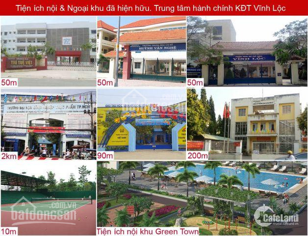 Căn Hộ Chung Cư ở Liền Green Town Bình Tân - Góc 3pn2wc 93m2 Tt 800 Nhận Nhà-nh 70%lh 0906380816 8