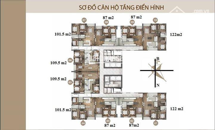 Cắt Lỗ Sâu Căn Hộ 2 Ngủ Tòa N01-t4 Phú Mỹ Complex, 87m2, 325 Tỷ, Full đồ, Sổ đổ, Tầng Trung 4