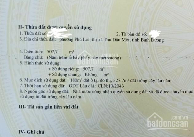 Chính Chủ Bán Nhanh 507m2, Mt đường Nhựa 6m Phú Lợi/huỳnh Văn Lũy, Chỉ 17tr/m2 Xây Biệt Thự Mở Nhà Hàng Quá đẹp 4