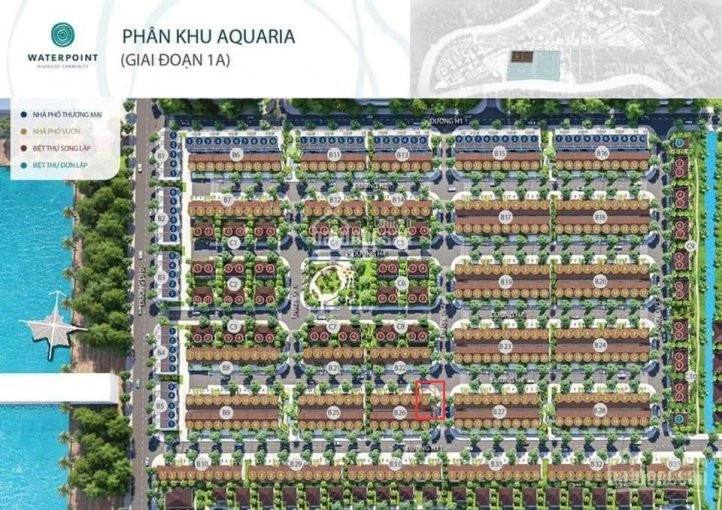 Chính Chủ Bán Nhanh Biệt Thự Vườn Giai đoạn 1 Thuộc Khu Aquaria - Dự án Waterpoint 2