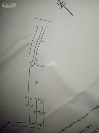 Chính Chủ Bán Nhanh đất Làng Phú Mỹ, Mỹ đình, Dt 532m, Mt 38m, Giá Chỉ 57tr/m2 Lh 0919247285 2