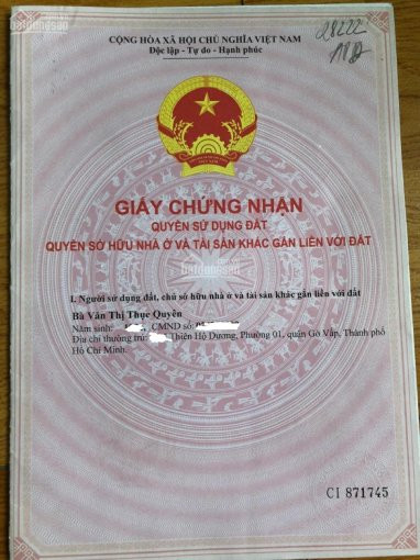 Chính Chủ Bán Nhanh đất Mặt Tiền Võ Thị Liễu, An Phú đông, Q12 1