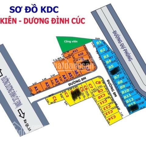 Chính Chủ Bán Nhanh đất Mt Dương đình Cúc, Cách Ql1a đúng 700m, Dt: 55x15m, Shr, Giá: 2tỷ520tr, Lh: 0903384223 1