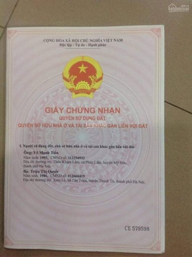 Chính Chủ Bán Nhanh đất Văn Quán Phân Lô ô Góc Phố Thông Rộng ô Tô Tránh Diện Tích 36 M2, Mặt Tiền 4m  0906195678 1