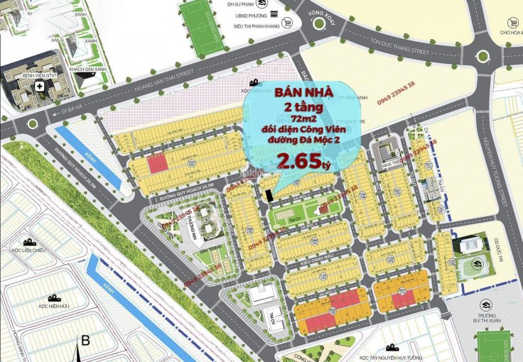 Chính Chủ Bán Nhanh Nhà 2 Tầng Hoà Minh , đối Diện Công Viên 3000m2 , Khu Dân Cư đông đúc 5