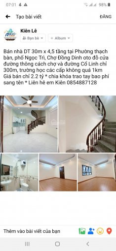 Chính Chủ Bán Nhanh Nhà 30m Phường Thạch Bàn ảnh Thật 100% Liên Hệ Em Kiên 0988412099 1