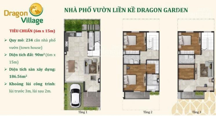 Chính Chủ Bán Nhanh Nhà Phố Da Dragon Village Q9, 6x15m, 1 Trệt 2 Lầu 4,5tỷ, Ngân Hàng Hỗ Trợ Vay 70% 0979344785 2