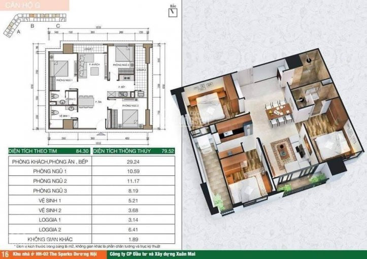 Chính Chủ Cần Bán 1,4 Tỷ Bao Sang Tên Ch 3pn 85m2 Hh2 Xuân Mai Complex Dương Nội, Hà đông Giá Lh: 0984927322 3