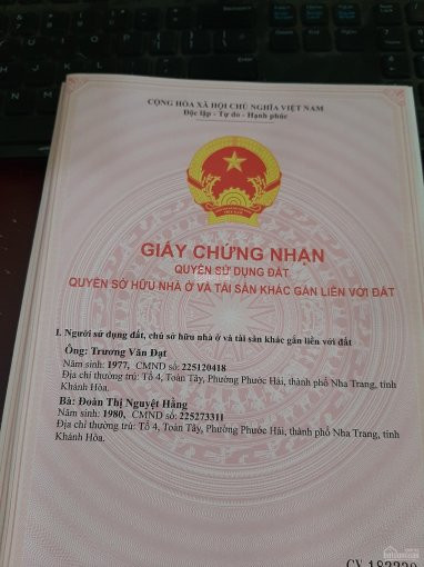 Chính Chủ Cần Bán đất Phú ân Nam 2, đường Thông Tin, Cách 23/10 500m, Dt: 55x14m 1