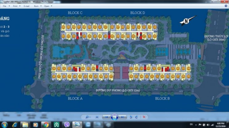 Chính Chủ Cần Bán Lại Chung Cư Cao Cấp Him Lam Phú An, Tầng 7, Hướng đông Nam, Block B Giá 23 Tỷ 6