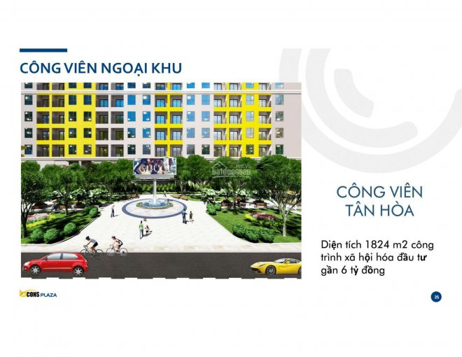 Chính Thức Booking 30tr Bcons Plaza - Dĩ An, Bd, Dt 37 - 57m2, Giá Từ 1,45tỷ Ck Hấp Dẫn, Nt Cao Cấp 6