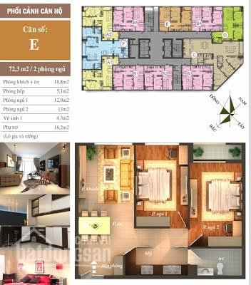 Chủ Nhà Nhiệt Bán Nhà Cc Tại Ct12 Văn Phú, S: 70m2, 2pn, Giá: 16x Tỷ Lh 0878800989 1